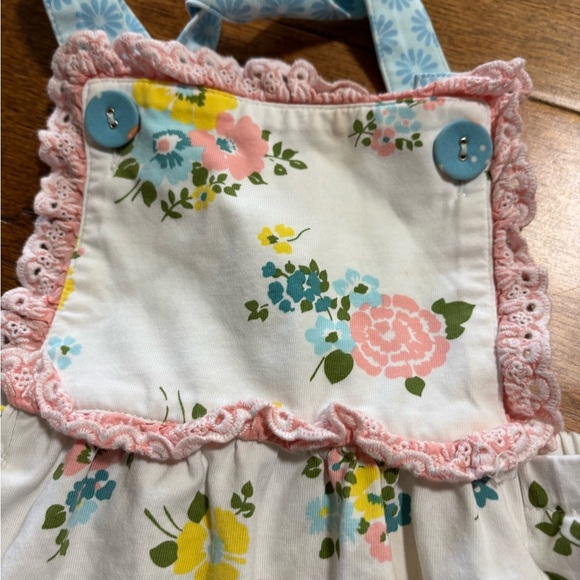 Wild flowers romper girls size 18 months spring summer - Picture 2 of 4